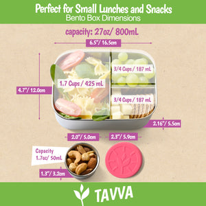 Tavva® Bento Deluxe Stainless Steel Container