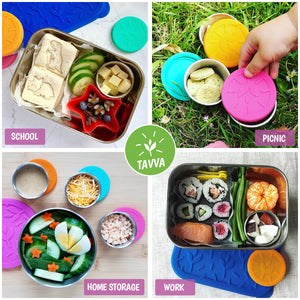 Tavva® Dips 3X1.7 oz Stainless Steel Containers Set