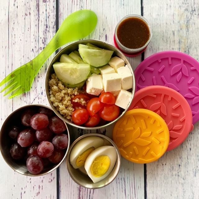 Tavva® Snack Deluxe Stainless Steel Containers Set of 3