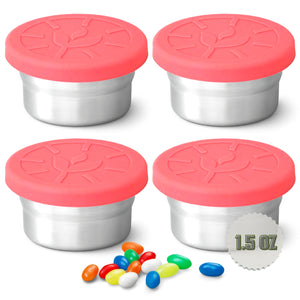 Tavva® Dips 1.5 oz Stainless Steel Containers [Set of 4]