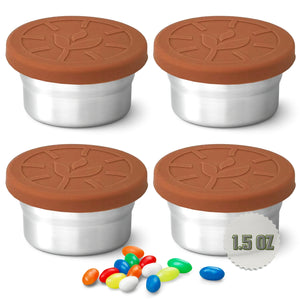 Tavva® Dips 1.5 oz Stainless Steel Containers [Set of 4]