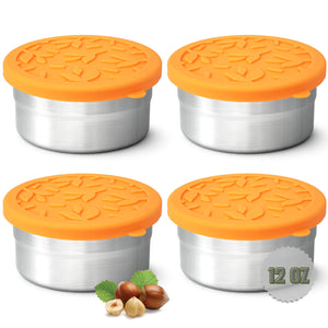 Tavva® Solo Large 12 oz Deluxe Stainless Steel Container [Set of 4]