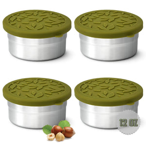Tavva® Solo Large 12 oz Deluxe Stainless Steel Container [Set of 4]