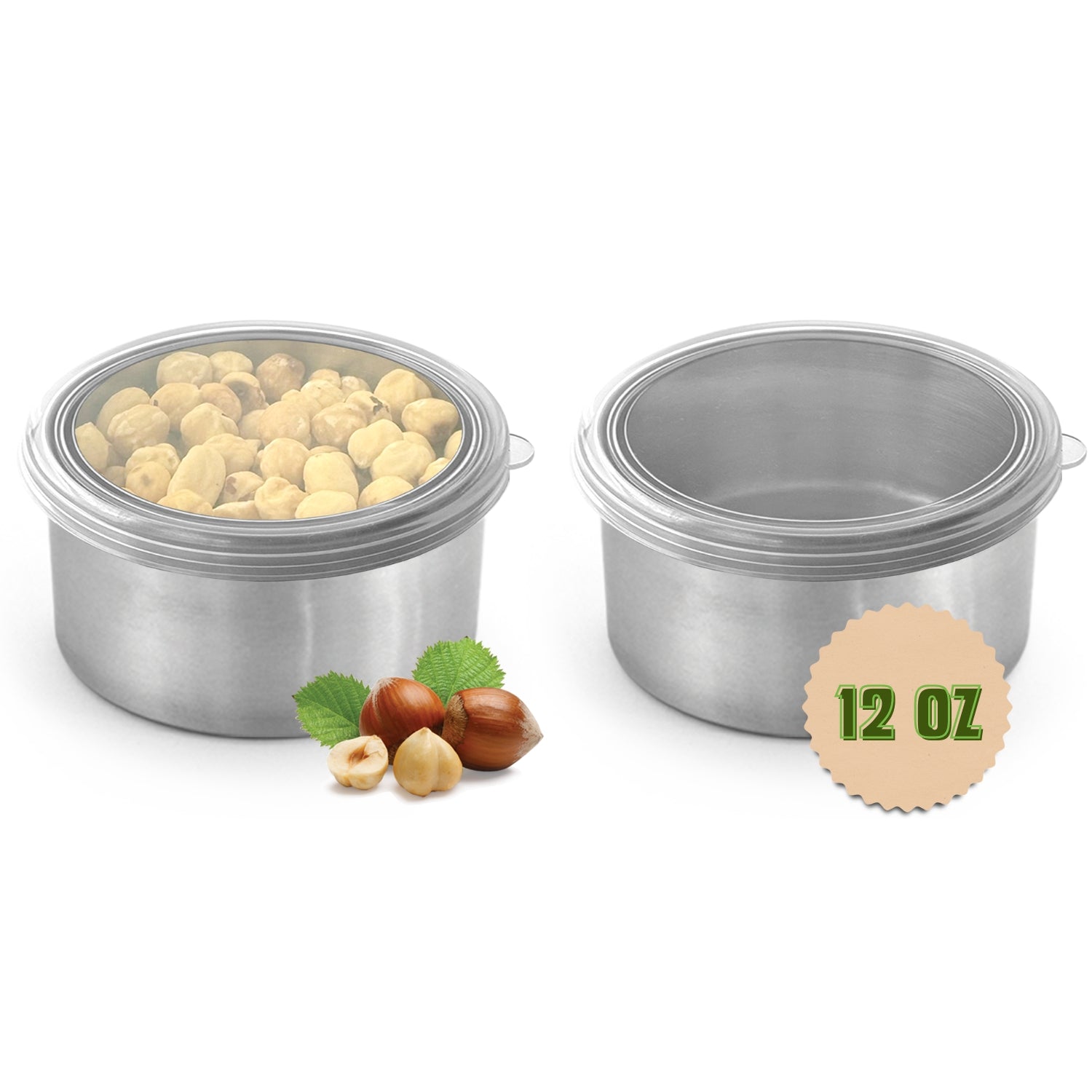 Tavva® Solo Large 12 oz Deluxe Stainless Steel Container [Set of 2]