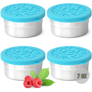 Tavva® Solo Medium 7 oz Deluxe Stainless Steel Container [Set of 4]