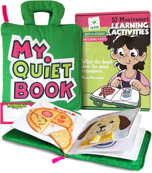 My Quiet Book - Montessori Busy Book [Green]