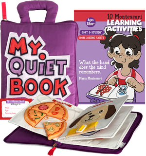 My Quiet Book - Montessori Busy Book [Purple]