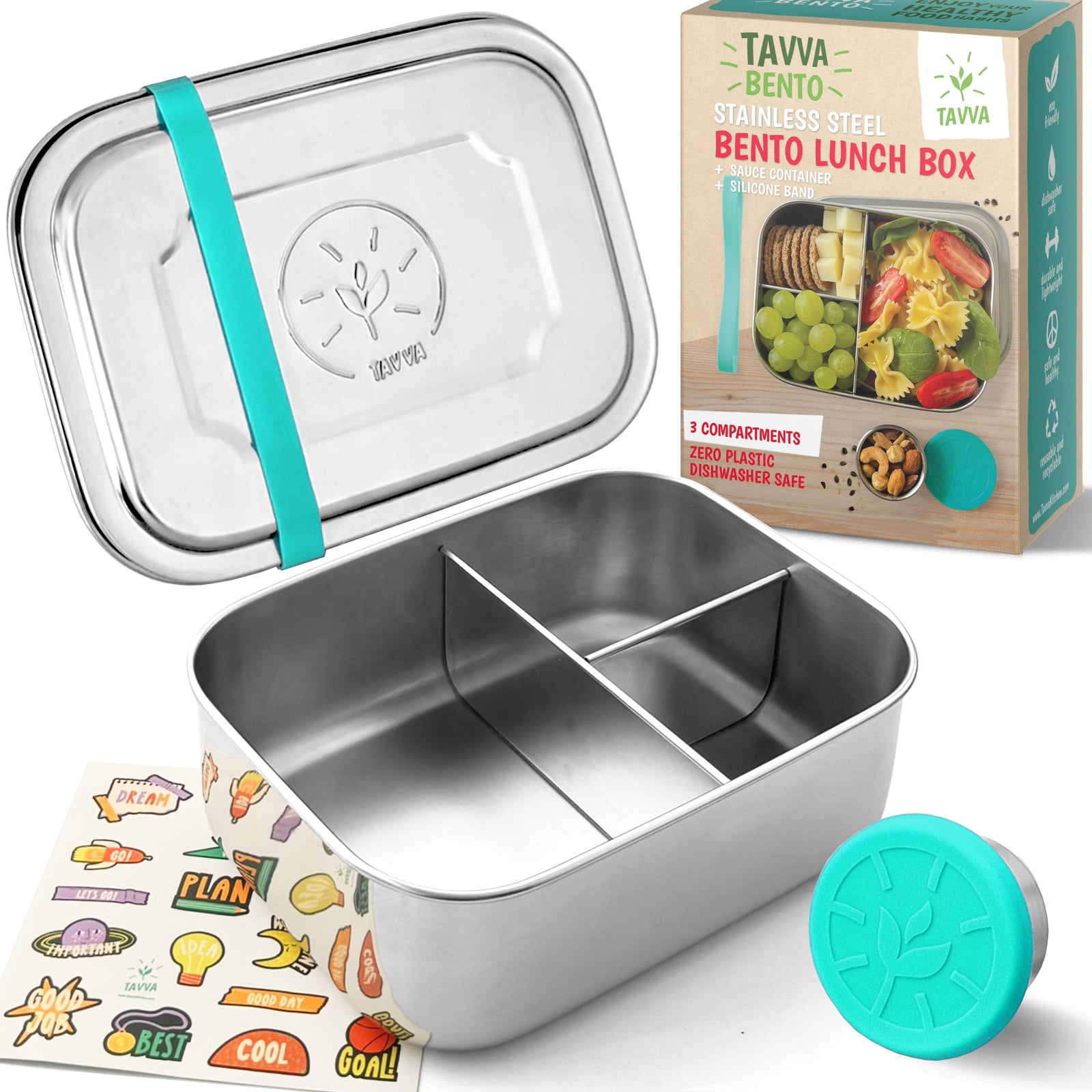 Tavva® Bento Deluxe Stainless Steel Container
