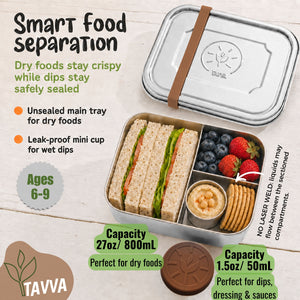 Tavva® Bento Deluxe Stainless Steel Container