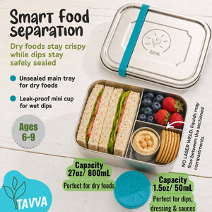 Tavva® Bento Deluxe Stainless Steel Container
