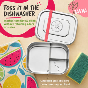 Tavva® Bento Deluxe Stainless Steel Container