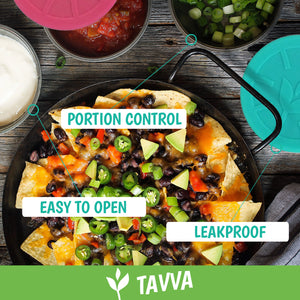 Tavva® Dips 3X1.7 oz Stainless Steel Containers Set